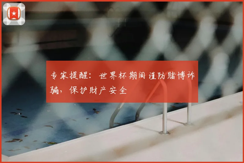 专家提醒：世界杯期间谨防赌博诈骗，保护财产安全