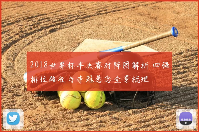 2018世界杯半决赛对阵图解析 四强排位路径与夺冠悬念全景梳理